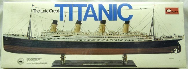 Minicraft 1/350 RMS Titanic Ocean Liner - (ex-Revell / Entex), 1405 plastic model kit